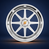 Ruedas Forjadas SRD en Oferta para Camionetas 22x12 24x12 24x14 26x14 26x16 8x165.1 6x139.7 8x170 Super Single Wheel para GMC 2500 F250