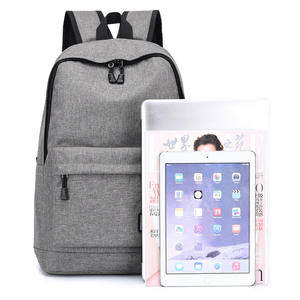 <span class=keywords><strong>Mochila</strong></span> multifunción para hombre y mujer, morral escolar con puerto <span class=keywords><strong>de</strong></span> carga USB para ordenador portátil y viaje <span class=keywords><strong>de</strong></span> negocios - Product Image 2