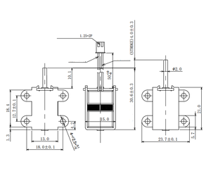 Solénoïde à verrouillage bistable à tirage et poussée, verrou solénoïde, électrovanne pour cuisine commerciale - Product Image 5