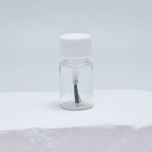 Cosmetic Pack 5ml 10ml 15ml 20ml 30ml Transparent <b>Plastic</b> PET Brush <b>Bottle</b> for Essential Oil Dispensing <b>Small</b> Sample Nail Polish - Product Image 2