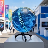 Pantalla LED Esférica P5 para Exteriores, Pantalla Publicitaria LED Impermeable de 360° °   Pantalla Digital para Proyectos de Ciudades Inteligentes