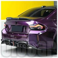 OiOMOTORS CT-V2 Style Pre-preg Dry Carbon Fiber Rear Diffuser Kit untuk BMW G87 M2