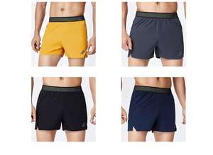 Pantalones cortos deportivos informales de moda urbana para hombre, pantalones cortos transpirables de secado rápido para correr de tres cuartos, cintura alta - Product Image 5