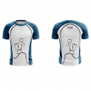New Design Custom 100% Polyester Men's Best Selling Shirts Blanks Short Sleeve Wholesale Sublimation Print Breathable Dry <b>Tshirt</b> - Product Image 4