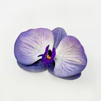 Bunga Kepala Anggrek Kupu-Kupu Buatan dari Katun Silikon, Aksesori Hiasan Kepala DIY, Dekorasi Kotak Hadiah, Bunga untuk Pernikahan, Pesta, dan Dekorasi Rumah
