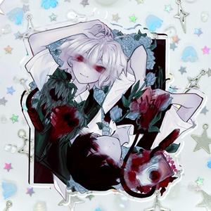 Support en acrylique OEM/ODM Omori, Charme en acrylique double face Basil Sunny, Cadeau Fanart de jeu vidéo - Product Image 6