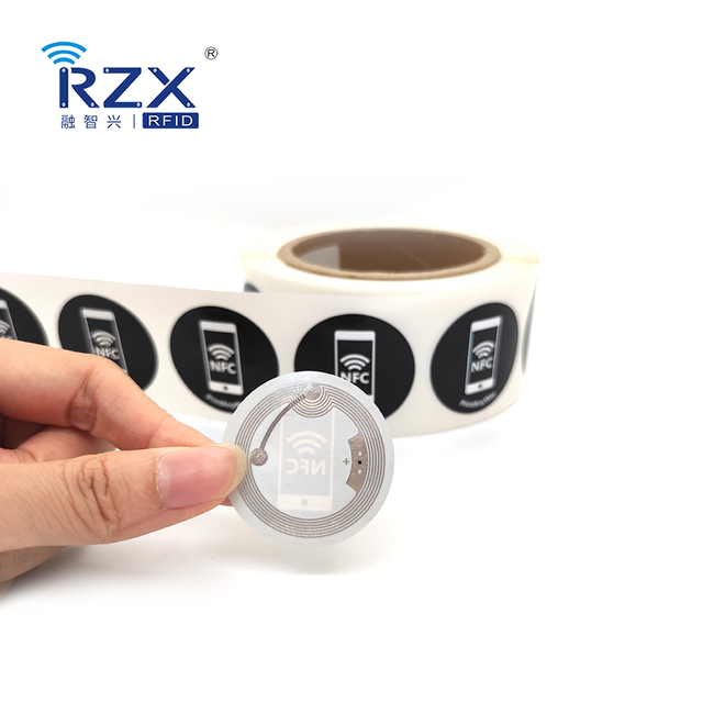 Free Samples Ready to Ship Waterproof RFID Smart Tag NTAG 213/NTAG 215/NTAG 216 NFC RFID Tag Stickers