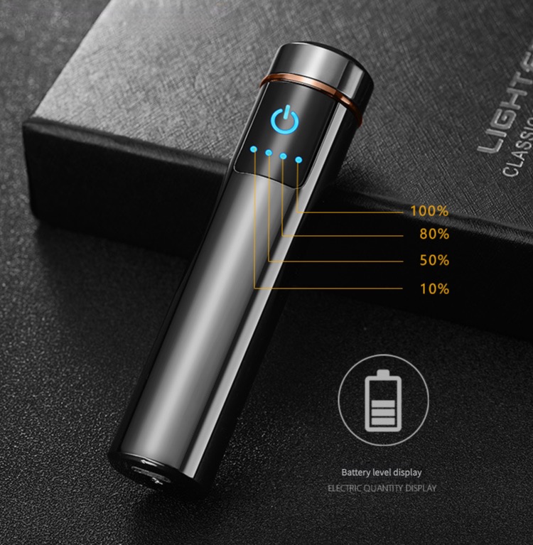 USB аккумуляторная металлическая электронная сигарета зажигалка беспламенная Экологически чистая электрическая карманная зажигалка для курения аксессуары