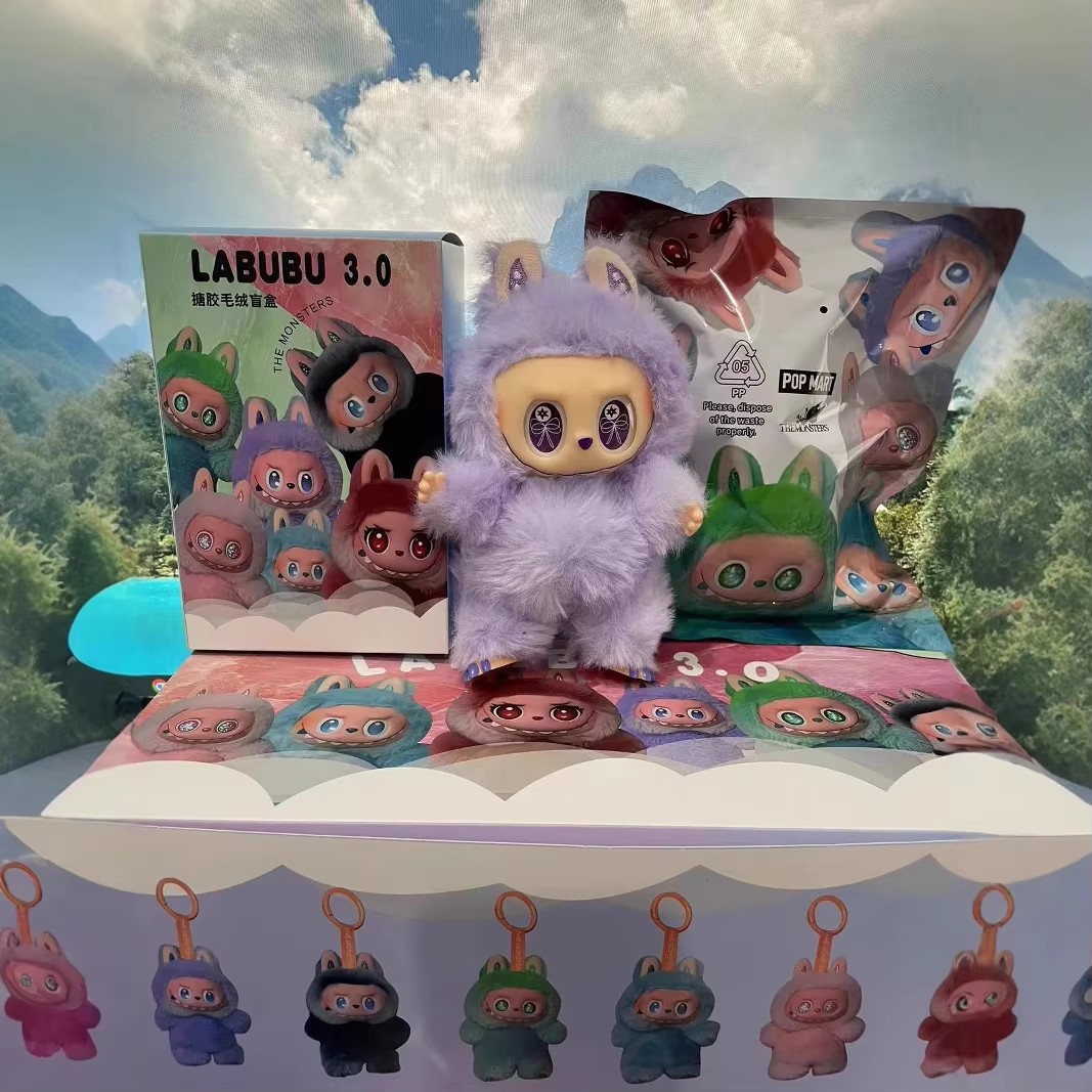 Pop Mart the Monsters Labubu 3.0 Series Vinyl Face Blind Box Plush