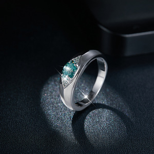 Hip-Hop Modeschmuck Herren & Damen Moissanit-<span class=keywords><strong>Ring</strong></span> 925 Sterling Silber Feiner Schmuck - Product Image 4