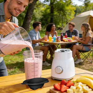 Nouvel arrivage 2026 : Entonnoir en silicone de qualité alimentaire anti-déversement compatible avec les machines à slushie <span class=keywords><strong>Ninja</strong></span> NC500 NC501 - Product Image 4