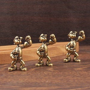 Solid Brass Popeye Figurine 3Pcs Set Decorative <b>Ornament</b> For Desk Home <b>Car</b> Interior Art Display - Product Image 3
