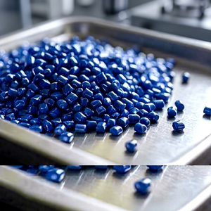 Antimicrobial Blue <b>Masterbatch</b> <b>Plastic</b> Granules for Food Grade Packaging and Medical Devices - Product Image 1