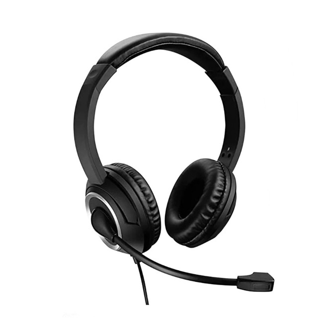 USB Headset With Mic Mute for PC 3.5Mm Business Headphones With Rotatable Microphone Noise Cancelling for Call Center