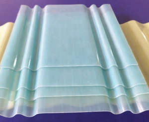 แผ่น<span class=keywords><strong>หลังคา</strong></span>ไฟเบอร์กลาสลูกฟูกป้องกันการกัดกร่อนทนไฟ - Product Image 2