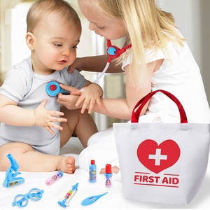 Ensemble de <span class=keywords><strong>jeu</strong></span> médical rose pour enfants, <span class=keywords><strong>jeu</strong></span> de <span class=keywords><strong>dentiste</strong></span> pour garçons et filles, <span class=keywords><strong>jeu</strong></span> d'imitation d'infirmière, ensemble d'outils médicaux avec sac à outils médicaux - Product Image 6
