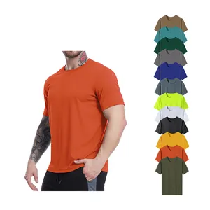 Camiseta masculina de grandes dimensões de alta qualidade com ombro caído logotipo personalizado estilo verão-fabricante profissional fornecimento por atacado
