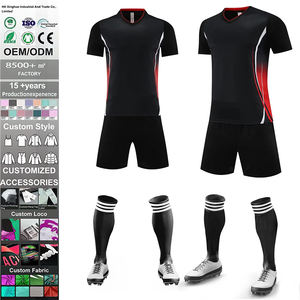 Ensemble maillot et short de football d'été pour homme, personnalisable avec logo, impression numérique, 100 % polyester, séchage rapide, respirant – Meilleures ventes - Product Image 1