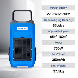 Deshumidificador industrial refrigerante R410A excelente, deshumidificador comercial portátil para invernadero - Product Image 5