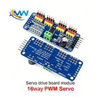 Carte de commande de servomoteur PWM 16 canaux avec interface IIC, module de développement PCA9685 pour robot intelligent IA DIY