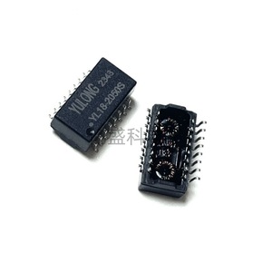 Module Ethernet HanRun HR641680E, interface transformateur 16 broches 100Base-T - Product Image 3