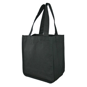 Sacs d'épicerie en toile rayée réutilisables de luxe en coton biologique pour les légumes - Product Image 1