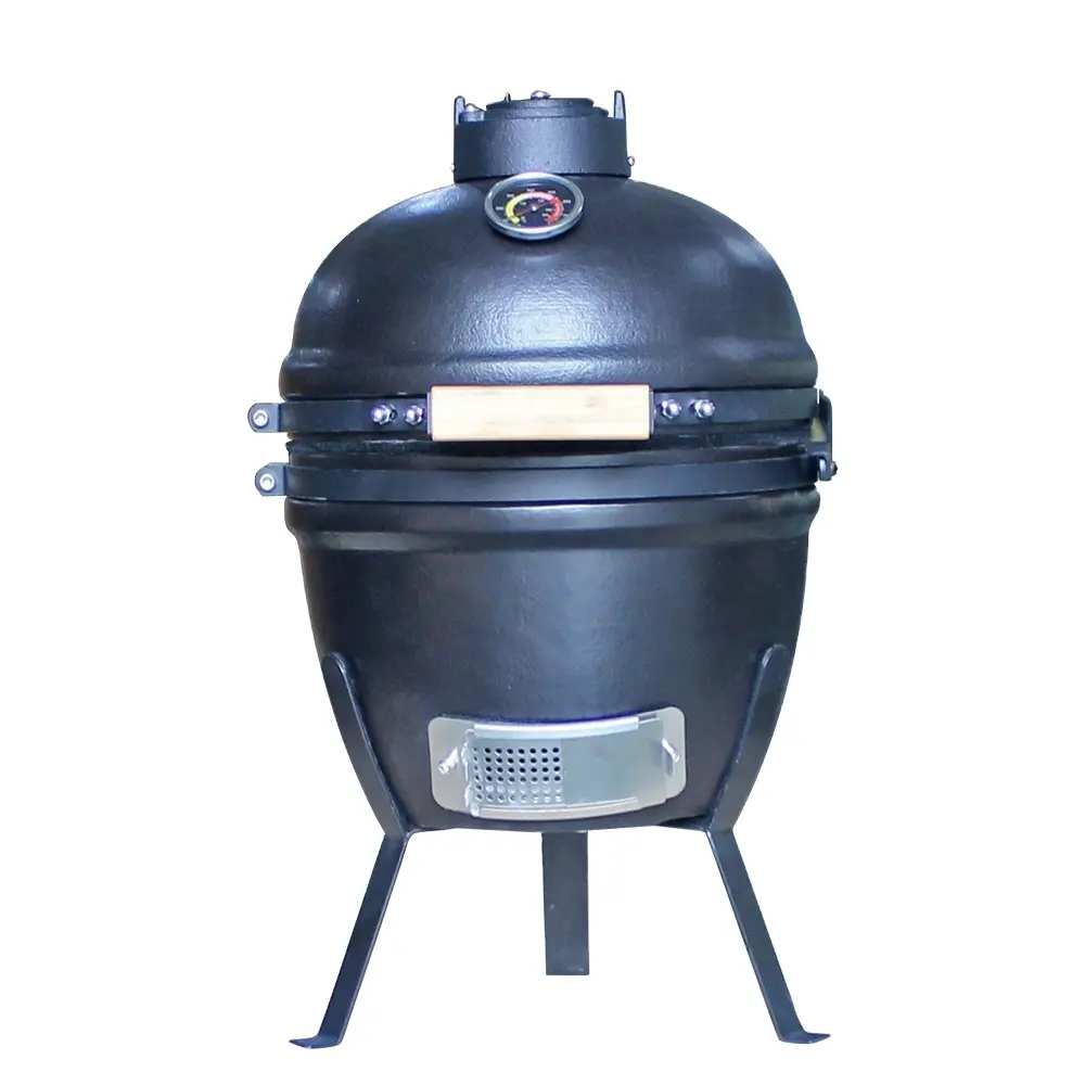 Oem dịch vụ Kamado bán buôn thương mại ngoài trời mini trứng 13inch than nướng gốm