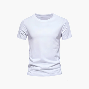 Camiseta Personalizada con Logotipo para Hombre, Algodón Premium, Manga Corta, Producción Directa de Fábrica, Fabricación OEM ODM - Product Image 1