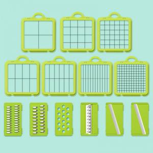 <span class=keywords><strong>Mandoline</strong></span> multifonction 22-en-1 : Trancheuse, Hachoir, Râpe à Carottes avec Panier de Drainage et Poignée - Product Image 6