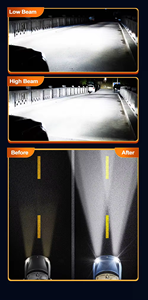 F9 + 1 piezas de reacondicionamiento de faros Led automotrices de alta calidad luz antiniebla LED lente de proyector de 3 pulgadas - Product Image 2