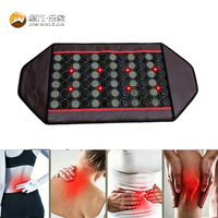 Jiwan Lejia - Tapete Portátil de Acupresión con Piedras Calientes para Silla, con Bolsa de Transporte, para Alivio de la Espalda y Bienestar