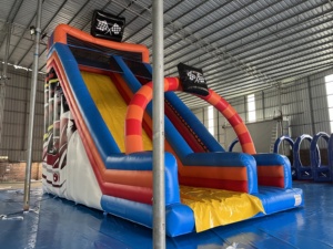 Tobogán Inflable <span class=keywords><strong>de</strong></span> PVC <span class=keywords><strong>de</strong></span> Grado Comercial, Económico, con Diseño <span class=keywords><strong>de</strong></span> Unicornio y Autos, Castillo Hinchable con Tobogán para Niños, Interior/Exterior - Product Image 2