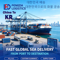 Seefracht-Versandservice DDP-Transportdienste nach Südkorea Hafen Incheon Sendungsverfolgung Schneller Transport