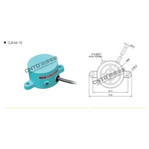 Interrupteur de proximité inductif à sortie PNP série CJF48 CNTD Changde Electric avec deux fils circulaires CC - Product Image 2