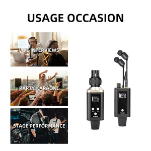 Sistema di Monitoraggio In-Ear Wireless IEM UHF Mono Canale Singolo con Frequenze Selezionabili per Cantanti, Performance sul Palco, DJ - Product Image 4
