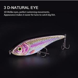 75/90/120/150/mm phổ biến Pike cứng jerk Mồi Crankbait muskie Mồi câu cá thu hút wobbler Bass giải quyết - Product Image 2