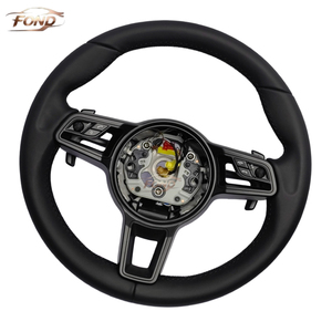 Volante de Cuero para Porsche Panamera 970 971 GTS Cayenne 957 958 Turbo Macan 95B 911 991 997 Caymen 982 - Product Image 3