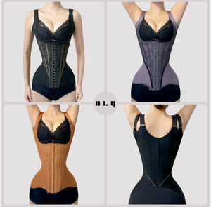 Corsets de maintien de la taille pour femmes, vêtements de mise en forme pour le contrôle du ventre, gaine d'entraînement avec bretelles réglables, Faja Shapewear - Product Image 4