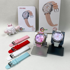 Montre intelligente Z95 Mini Fitness Sleep <span class=keywords><strong>Tracker</strong></span> avec AI Voice Assistant IP67 Bande <span class=keywords><strong>de</strong></span> silicone Fréquence cardiaque Bt 3.0/5.3 Navigation GPS - Product Image 5