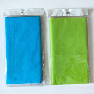 Premium <strong>Plastic</strong> + Flannel Tablecloth 54in X 108in Rectangle <strong>Plastic</strong> <strong>Table</strong> <strong>Cover</strong> for Parties - Product Image 4