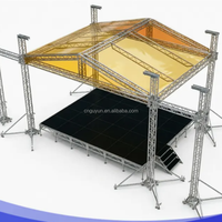 Systèmes de support pour écrans LED et structures de scène extérieures en aluminium pour DJ, éclairage de spectacle, concerts, événements et mariages