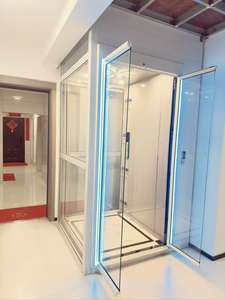 Moderne Mini Home Lift Voor Woningbouw Pvc-Vloeren Hydraulische Lift Voor Huisgebruik - Product Image 2