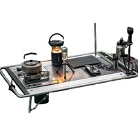 Table pliante en alliage d'aluminium pour camping et barbecue, modèle CX-010, légère et portable, pour l'exportation transfrontalière