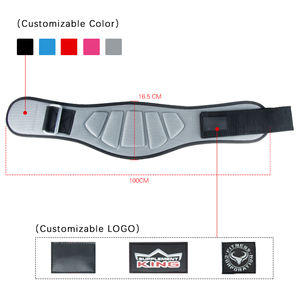 MKAS kuvvet kaldırma kolu ayarlanabilir EVA özel Logo spor kemer erkekler için toptan halter ağırlık kaldırma kemeri - Product Image 4