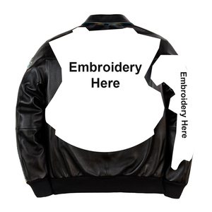 Veste en cuir pour homme de qualité supérieure, col long, 100% cuir, style hiver, vêtements d'extérieur - Product Image 6