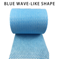 Rouleau de chiffons de nettoyage non tissés jetables, haute absorption et élimination rapide des taches