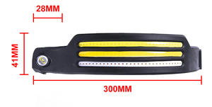 Lampu utama Cob LED isi ulang USB, Sensor gerakan portabel kuat tahan air untuk berkemah, berlari, untuk kegiatan luar ruangan - Product Image 3