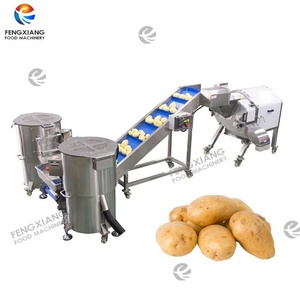Línea de Producción Comercial de Taro y Batata a Pequeña y Mediana Escala, Máquina Peladora y Cortadora de Batata - Product Image 2