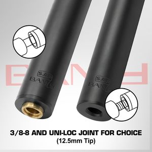 Banly Carbon Fiber Pool Cue Single Shaft, 30 Inch Low Deflection Pro Taper Shaft, 12.5mm Tip with Zuma Ferrule, Ultra Smooth Ca - Product Image 6