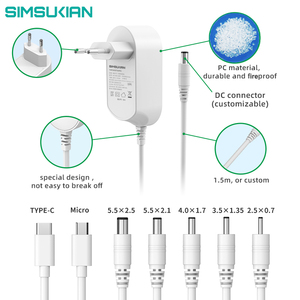 Adaptateur convertisseur de commutateur 5V 9V <span class=keywords><strong>12V</strong></span> 19V 24V 30V <span class=keywords><strong>AC</strong></span> DC Prise coréenne en <span class=keywords><strong>230V</strong></span> <span class=keywords><strong>50Hz</strong></span> Transformateur <span class=keywords><strong>12V</strong></span> - Product Image 6